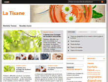 Tablet Screenshot of la-tisane.com